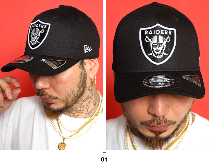 ニューエラ NEW ERA キャップ ストレッチ NFL Raiders ロゴ NFL 9Fifty