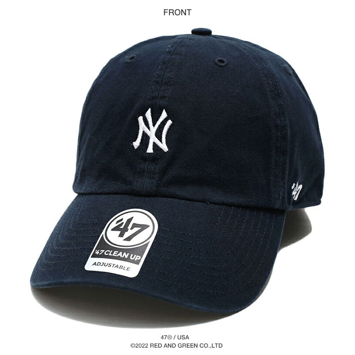 47 キャップ ニューヨークヤンキース MLB ヤンキース NY ロゴ 47brand フォーティセブン CLEAN UP 帽子 cap ローキャップ 浅め ベースボールキャップ 刺繍｜weekindenim｜12