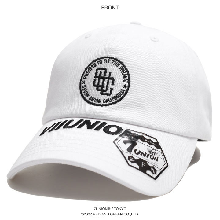 7union キャップ セブンユニオン 帽子 cap ローキャップ 浅め ベース