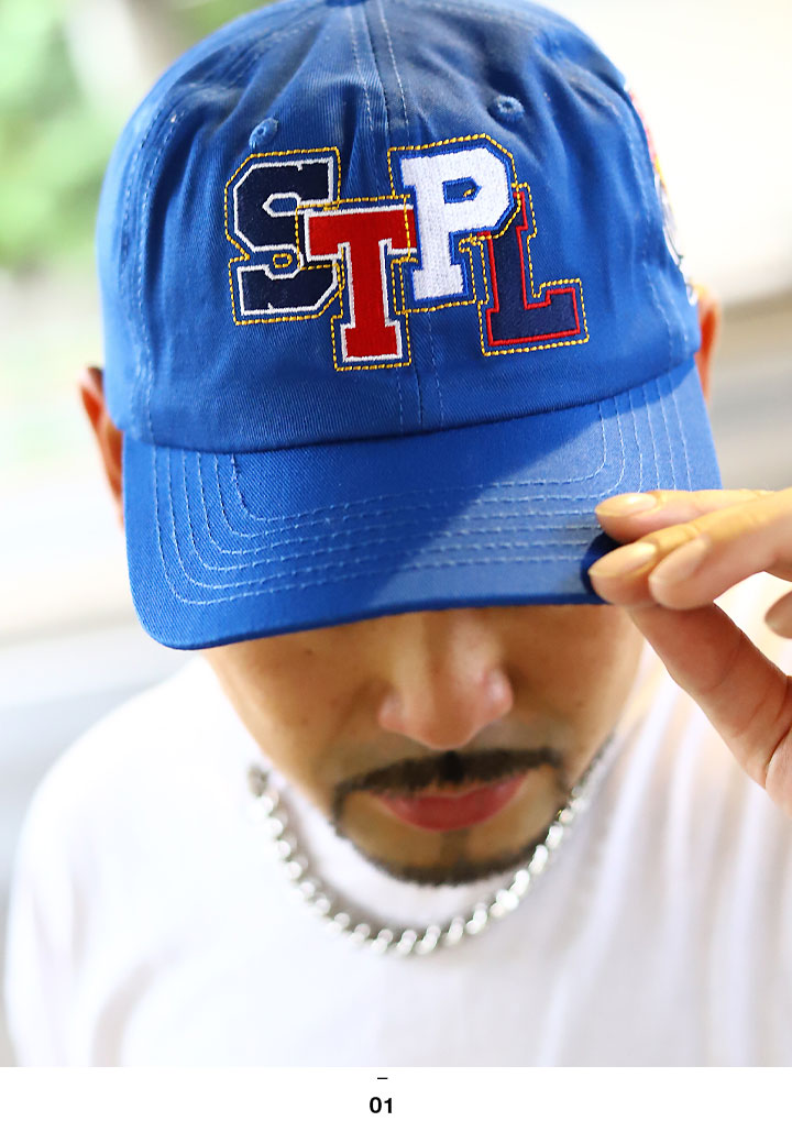 STAPLE キャップ ステイプル 帽子 cap 深め フラットバイザー スナップ