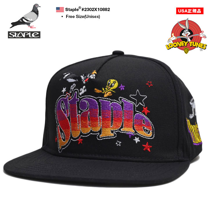 staple（ステイプル） × ルーニー・テューンズ キャップ Looney Tunes