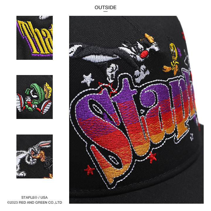 staple（ステイプル） × ルーニー・テューンズ キャップ Looney Tunes