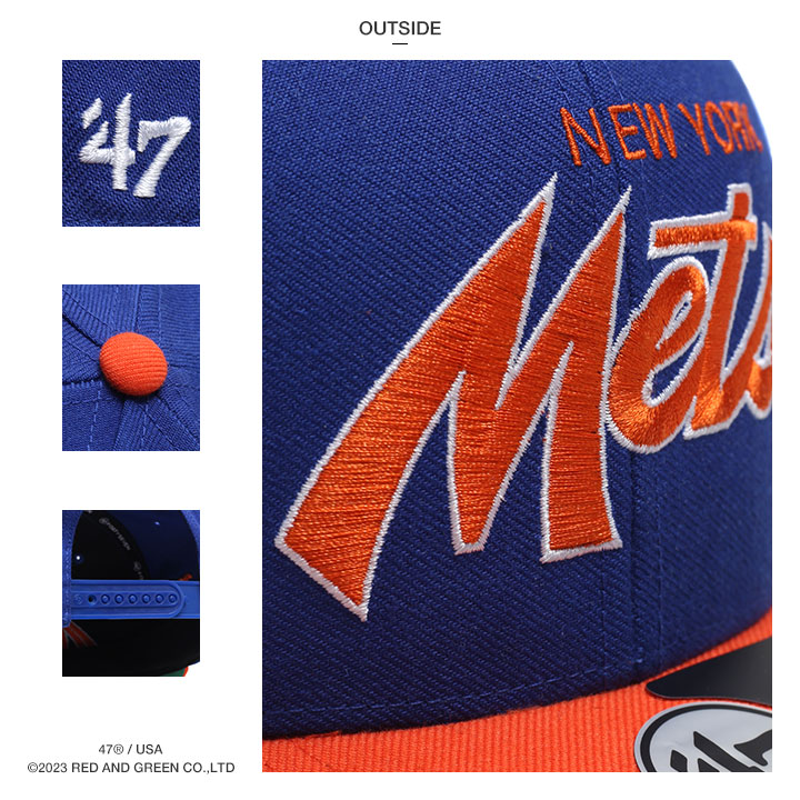 47 キャップ ニューヨークメッツ MLB メッツ Mets ロゴ 47brand フォーティセブン MVP DP 帽子 cap ローキャップ 深め  バイカラー ロゴ 刺繍 NY : 930123652 : 本格派大人のB系XL&零ZERO - 通販 - Yahoo!ショッピング