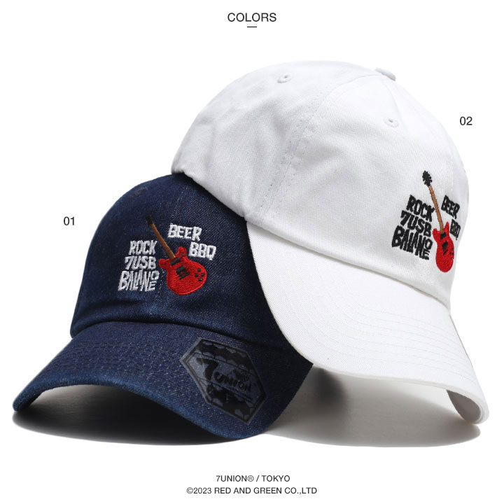 7union キャップ セブンユニオン 帽子 cap ローキャップ 浅め ベース