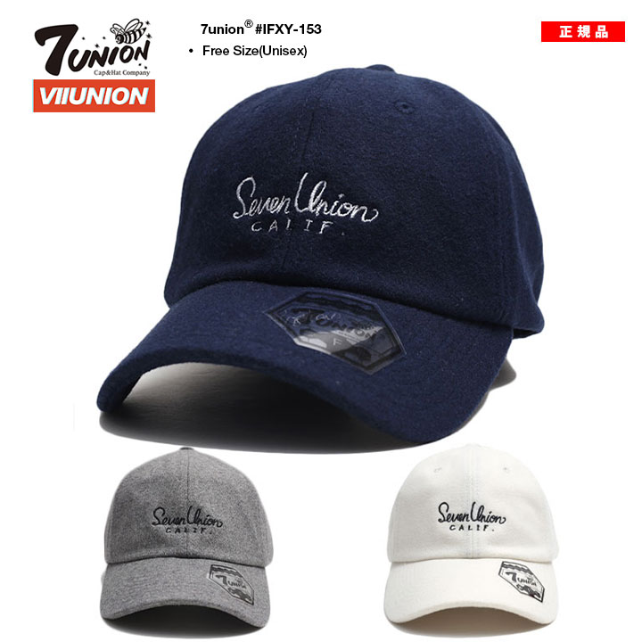 楽天市場】7union キャップ メンズ レディース 春夏秋冬用 黒