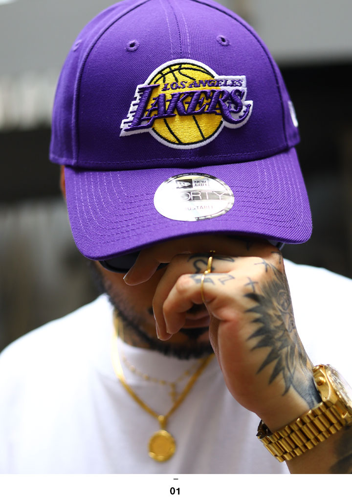 ニューエラ NEW ERA キャップ NBA Lakers ロゴ 9forty 帽子 cap ローキャップ 浅め スナップバックキャップ シンプル  刺繍 : 930123716 : 本格派大人のB系XL&零ZERO - 通販 - Yahoo!ショッピング