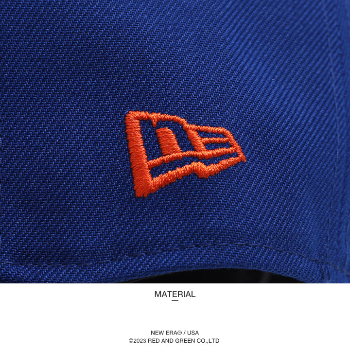 未使用　MLBニューヨークメッツ×FELT ニューエラバタフライ刺繍キャップ 59FIFTY Dotted Floral ニューヨーク・メッツ ブラック