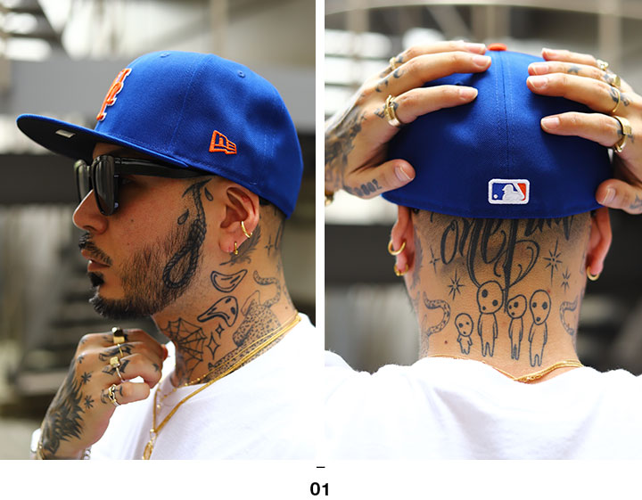 59FIFTY Metallic Pop ニューヨーク・メッツ ブラック