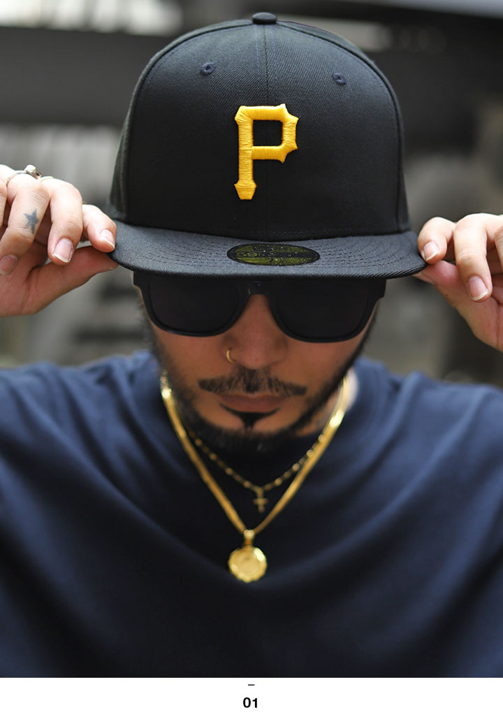 59FIFTY ニューエラ NEW ERA キャップ MLB Pirates P ロゴ 59Fifty