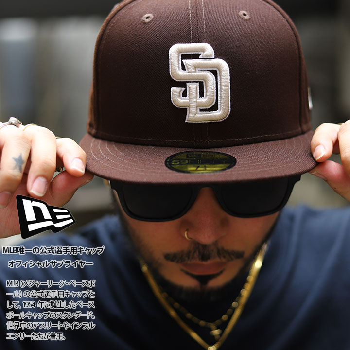 ニューエラ NEW ERA キャップ MLB Padres SD ロゴ 59Fifty 帽子 cap
