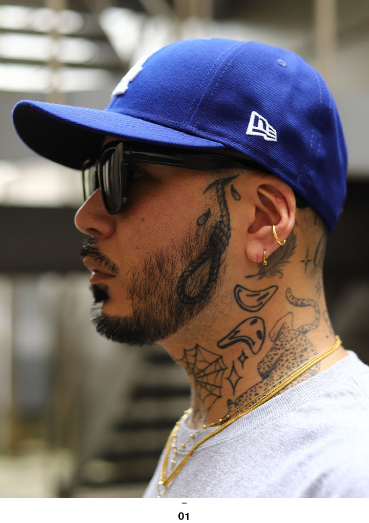 FR2 GOLF 【未使用】MLB LAロゴ キャップ 青 LP59FIFTY ニューエラ NEW ERA キャップ MLB Dodgers LA ロゴ LP