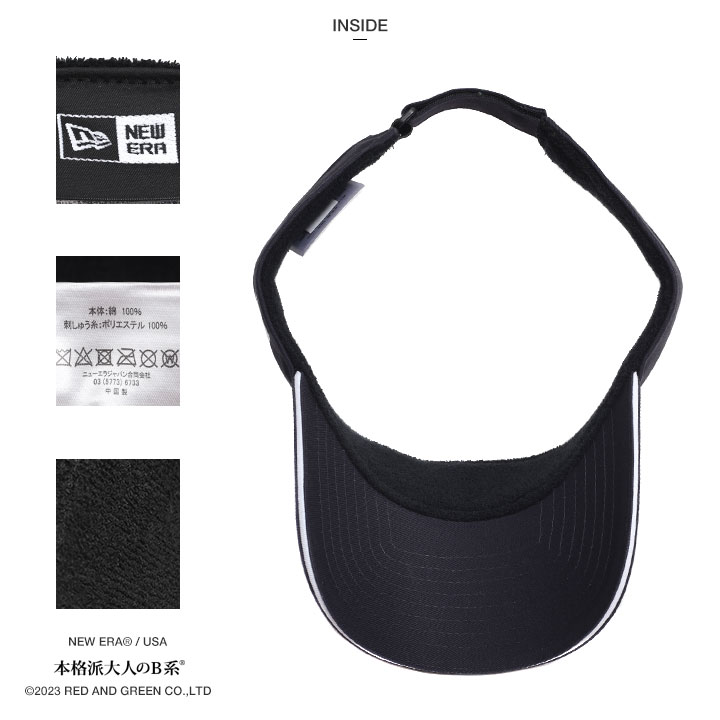 ニューエラ NEW ERA サンバイザー UV対策 日除け 大きいサイズ ロゴ SUN VISOR 外線対策 帽子 cap テニス ゴルフ スポーツ ランニング シンプル 定番 人気｜weekindenim｜14