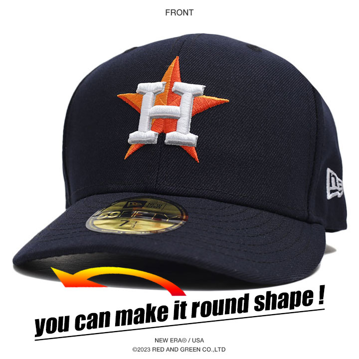 ニューエラ NEW ERA キャップ 大きいサイズ MLB Astros H アストロズ 星 スター ロゴ 59Fifty 帽子 cap 深め フフィッテッドキャップ プロモデル シンプル｜weekindenim｜10