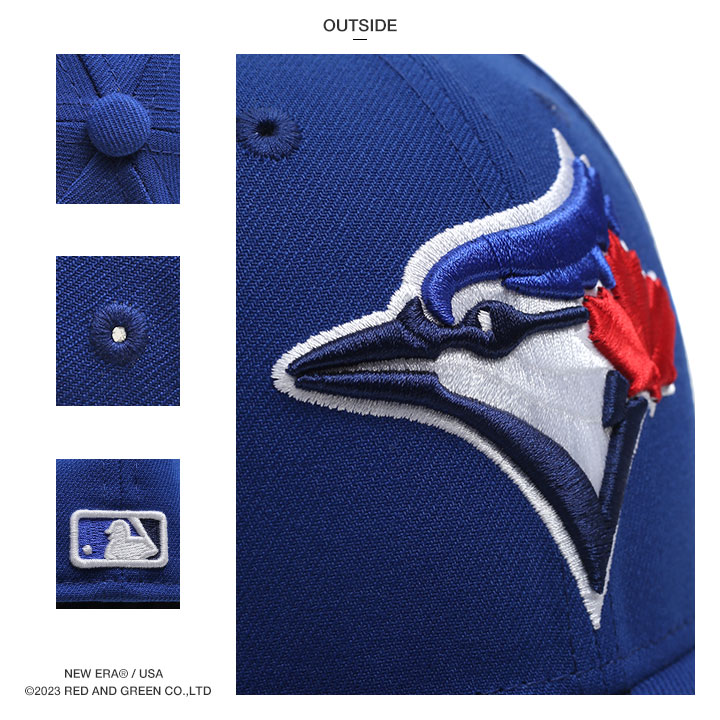 ニューエラ NEW ERA トロント ブルージェイズ キャップ 大きいサイズ MLB Blue Jays カナダ もみじ 鳥 LP 59Fifty 帽子 cap 浅め カーブバイザー プロモデル｜weekindenim｜13