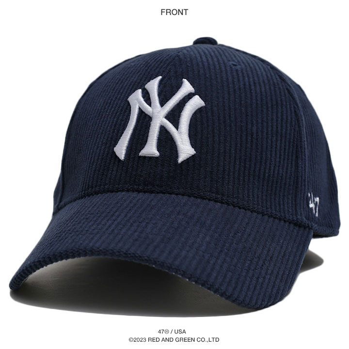 47 キャップ ニューヨークヤンキース 大きいサイズ MLB ヤンキース NY ロゴ 47brand フォーティセブン MVP 帽子 cap  ローキャップ 浅め 刺繍 LA As NY