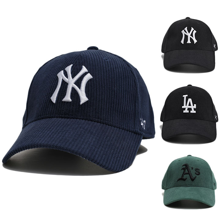 47 キャップ ニューヨークヤンキース 大きいサイズ MLB ヤンキース NY ロゴ 47brand フォーティセブン MVP 帽子 cap  ローキャップ 浅め 刺繍 LA As NY