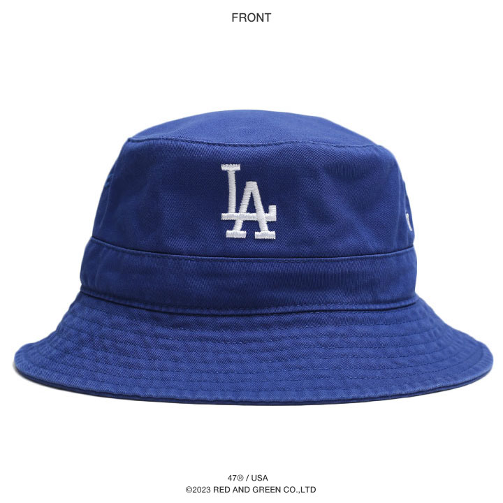 ドジャース 公式 LA キャップ 青 コーデ 47 ハット バケットハット バケハ 帽子 hat 大きいサイズ MLB Dodgers ロゴ 47brand フォーティセブン サファリハット｜weekindenim｜11