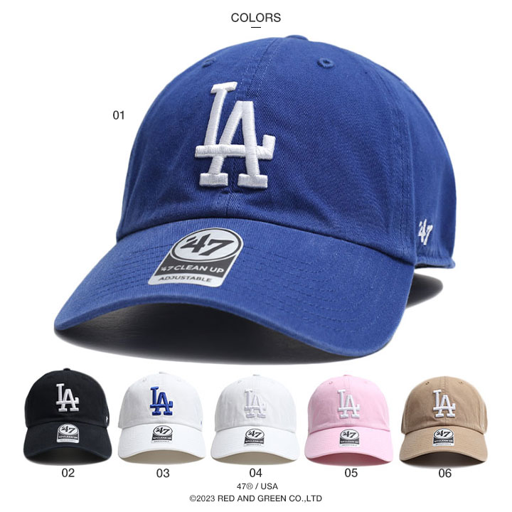 ドジャース 公式 LA キャップ グリーン コーデ 47 レディース 大きいサイズ MLB Dodgers フォーティセブン CLEAN UP 帽子 cap ローキャップ 浅め かわいい 刺繍｜weekindenim｜12
