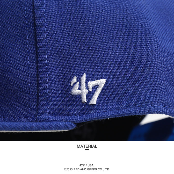 47 キャップ ドジャース  MLB Dodgers LA ロゴ 47brand フォーティセブン 帽子 cap スナップバック 青｜weekindenim｜15