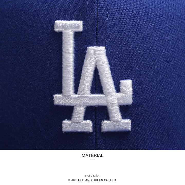 47 キャップ ドジャース  MLB Dodgers LA ロゴ 47brand フォーティセブン 帽子 cap スナップバック 青｜weekindenim｜14
