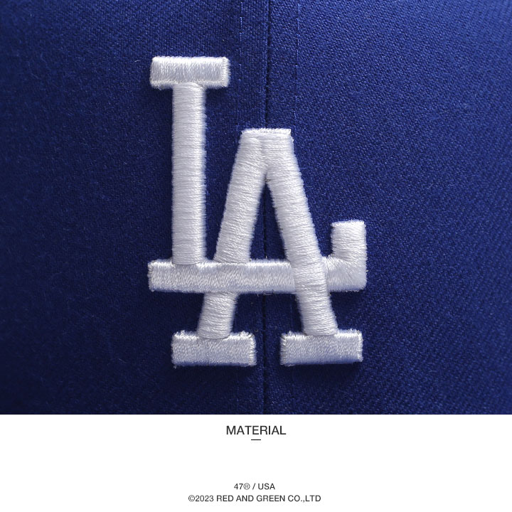 ドジャース 公式 LA キャップ 青 黒 コーデ 47 レディース 大きいサイズ MLB Dodgers ロゴ 47brand フォーティセブン CAPTAIN 帽子 cap 深め おしゃれ 刺繍｜weekindenim｜15