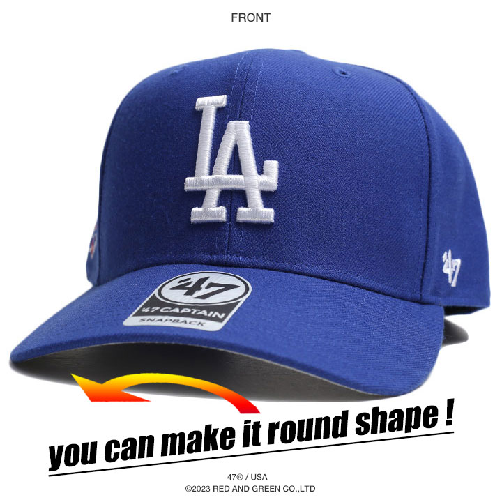 47 キャップ ドジャース  MLB Dodgers LA ロゴ 47brand フォーティセブン 帽子 cap スナップバック 青｜weekindenim｜12