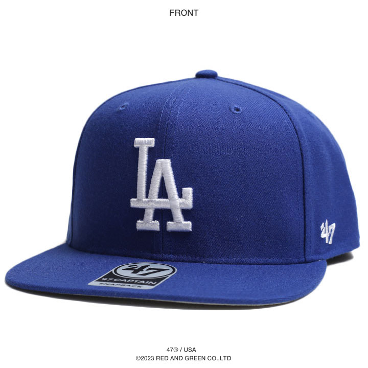 47 キャップ ドジャース  MLB Dodgers LA ロゴ 47brand フォーティセブン 帽子 cap スナップバック 青｜weekindenim｜11