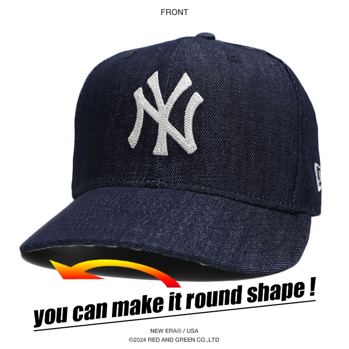 ニューエラ NEW ERA キャップ ニューヨークヤンキース メッツ サブウェイシリーズ インディゴブルー MLB ヤンキース NY ロゴ  59Fifty 帽子 cap 深め 刺繍 b系