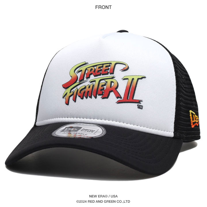 STREET FIGHTER NEW ERA 公式 コラボ キャップ メッシュキャップ 大きいサイズ ストリートファイター2 ニューエラ 9forty A-Frame Trucker 帽子 cap 深め｜weekindenim｜10