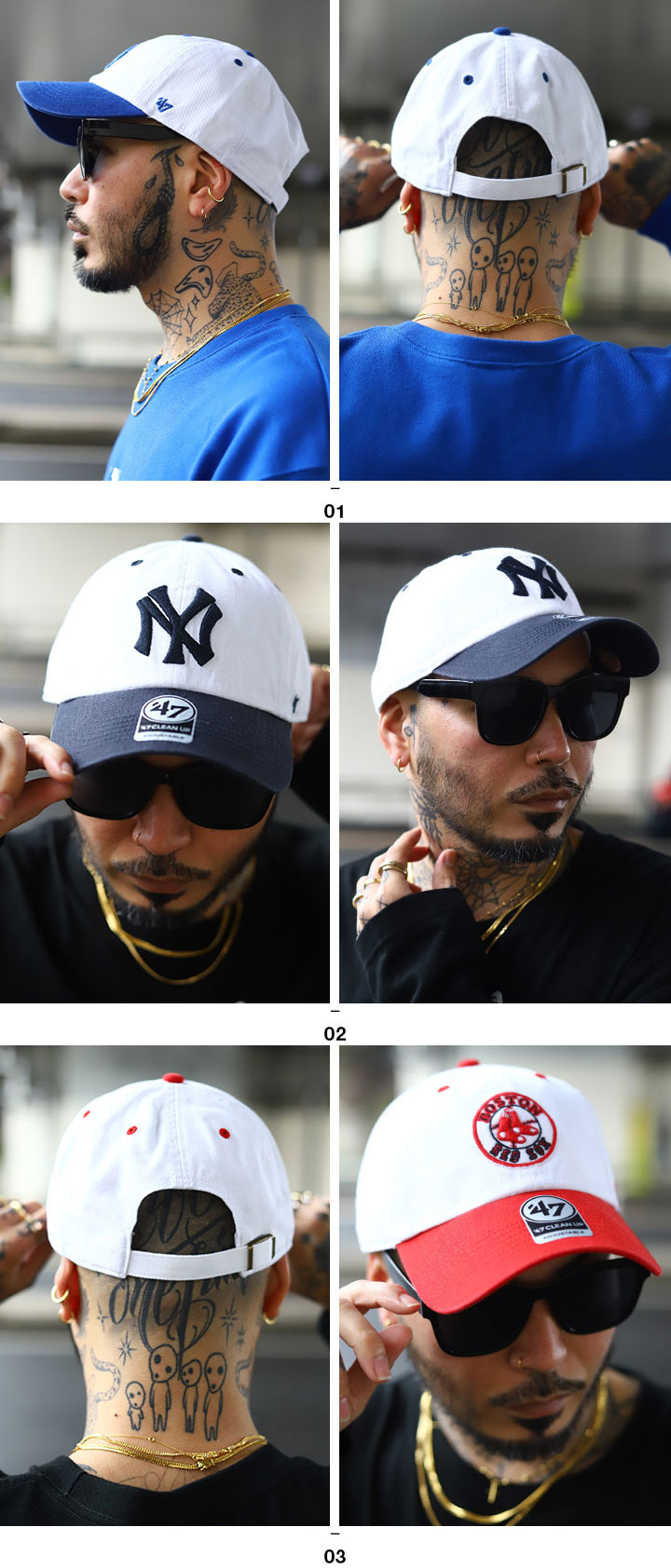 47 キャップ ドジャース 大きいサイズ MLB Dodgers LA ロゴ 47brand フォーティセブン CLEAN UP 帽子 cap ローキャップ 浅め シンプル バイカラー 高級感｜weekindenim｜07