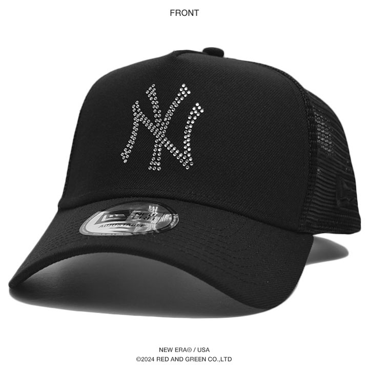 ニューエラ NEW ERA キャップ メッシュキャップ 大きいサイズ MLB ヤンキース NY ロゴ 9forty A-Frame Trucker 帽子 cap ハイキャップ 深め ラインストーン｜weekindenim｜10