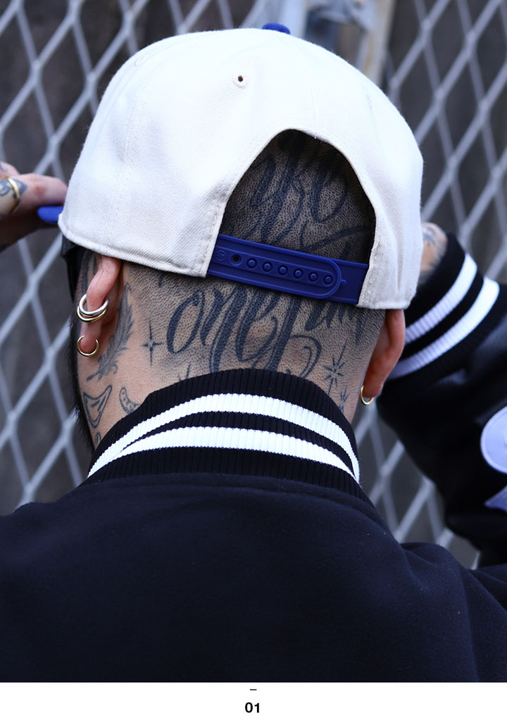 47 キャップ 白 大きいサイズ MLB Dodgers LA ロゴ 47brand