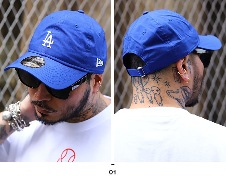 ニューエラ NEW ERA キャップ ドジャース ヤンキース 大きいサイズ MLB Dodgers LA NY ロゴ 9twenty 帽子 cap ローキャップ 浅め シンプル 刺繍 | NEW ERA | 06