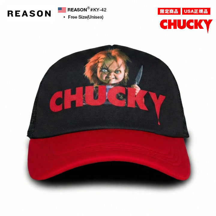 REASON × Chucky 公式 コラボ キャップ Child's Play チャイルド