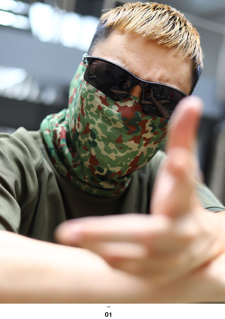 在庫あり 即発送 洗える チューブ マスク 通気性 布マスク 国内配送 陸上自衛隊 陸自 迷彩柄 フェイスカバー ネックガード 緑 おしゃれ かっこいい 本格派大人のb系xl 零zero 通販 Yahoo ショッピング