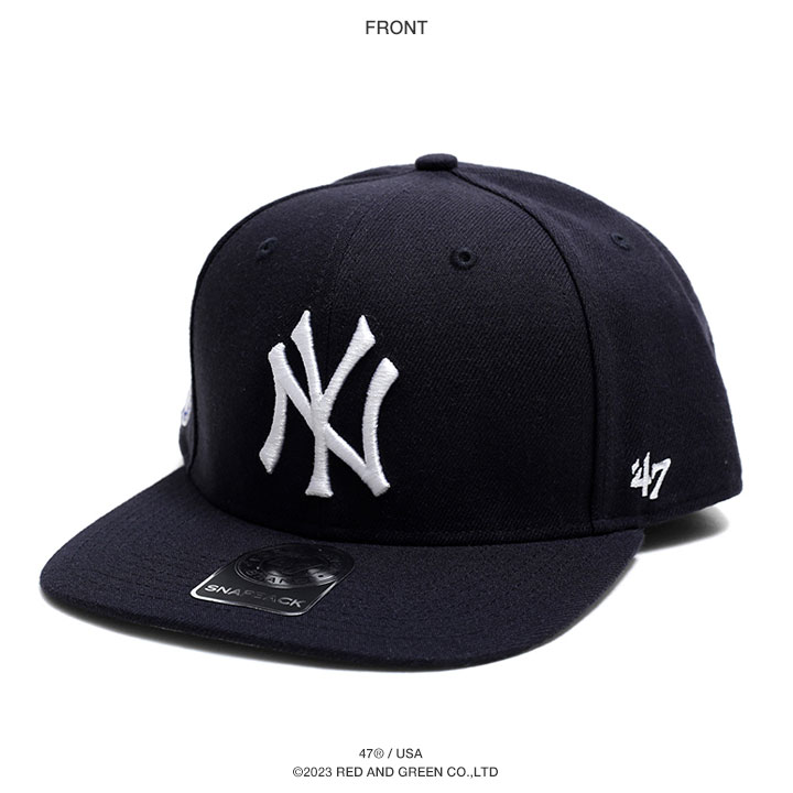 47 キャップ 47brand ニューヨーク ヤンキース 帽子 メンズ レディース 紺 MLB NY ロゴ フォーティセブン 深め スナップバックキャップ おしゃれ かっこいい｜weekindenim｜11