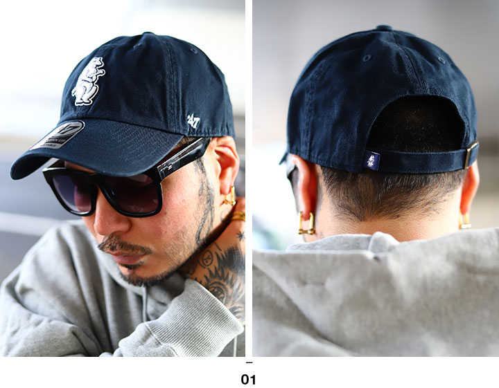 47 キャップ シカゴ カブス ローキャップ メンズ レディース 青 MLB Cubs C ロゴ 47brand フォーティセブン 帽子 cap 浅め｜weekindenim｜08