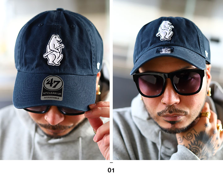 47 キャップ シカゴ カブス ローキャップ メンズ レディース 青 MLB Cubs C ロゴ 47brand フォーティセブン 帽子 cap 浅め｜weekindenim｜09