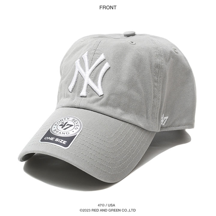 47 キャップ 47brand ニューヨーク ヤンキース 帽子 ローキャップ メンズ レディース グレー MLB NY ロゴ フォーティセブン cap おしゃれ かっこいい｜weekindenim｜12