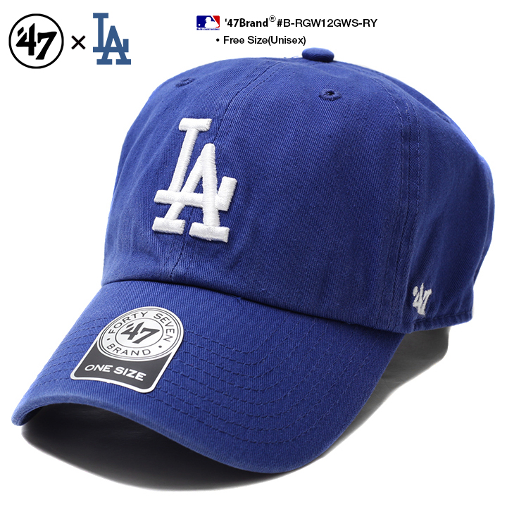 47 キャップ ドジャース  MLB Dodgers LA ロゴ 47brand フォーティセブン 帽子 cap ローキャップ 浅め｜weekindenim｜04