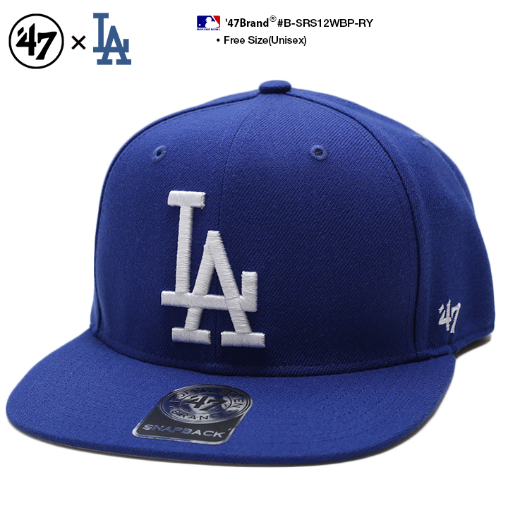 47 キャップ ドジャース MLB Dodgers LA ロゴ 47brand フォーティセブン 帽子 cap スナップバック 青