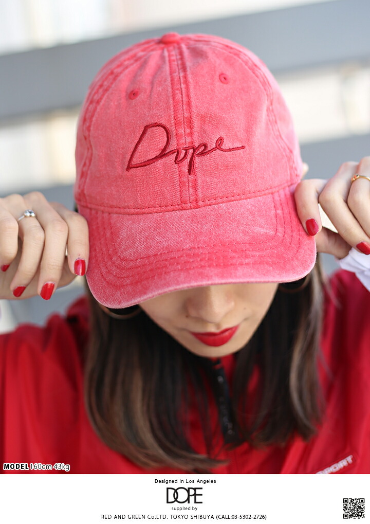 dope キャップ 販売 赤