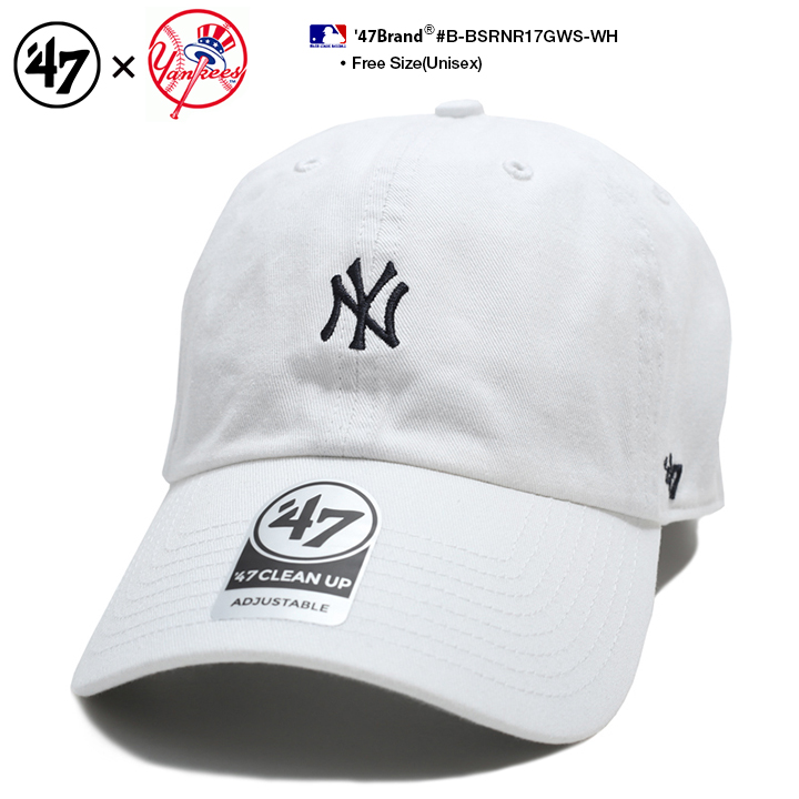 47 キャップ ニューヨークヤンキース メンズ レディース 白 MLB ヤンキース NY ロゴ 47brand フォーティセブン 帽子 cap ローキャップ おしゃれ｜weekindenim｜04