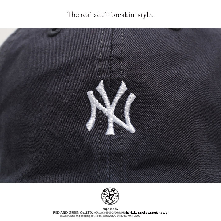 47 キャップ 47brand ニューヨーク ヤンキース 帽子 ローキャップ メンズ レディース チャコール MLB NY ロゴ フォーティセブン cap おしゃれ｜weekindenim｜13