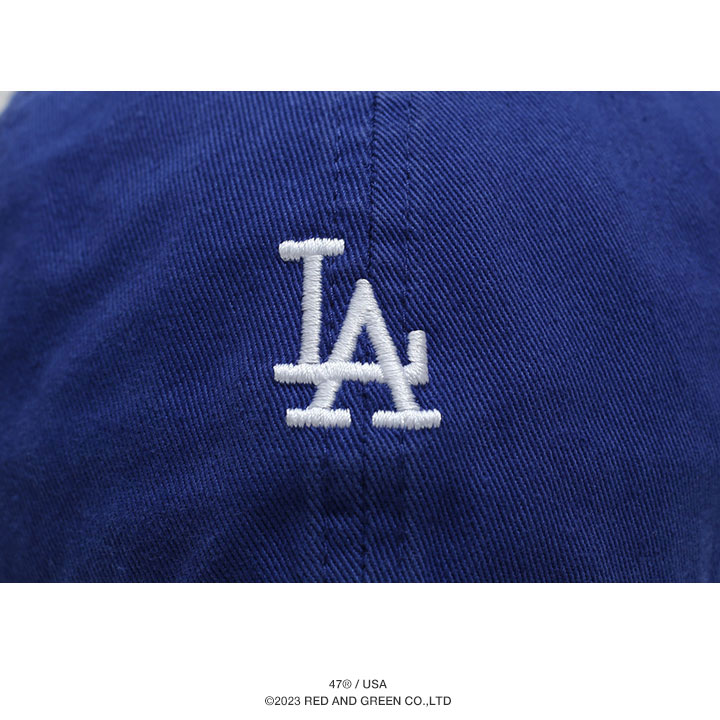 47 キャップ ドジャース  MLB Dodgers LA ロゴ 47brand フォーティセブン 帽子 cap ローキャップ 浅め 青｜weekindenim｜13