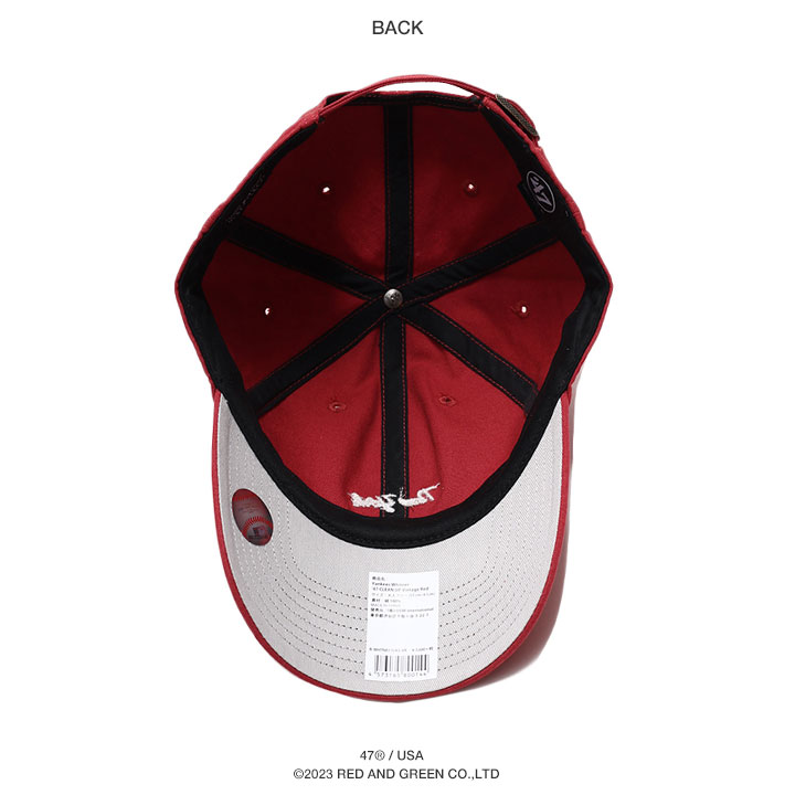47 キャップ 47brand ニューヨーク ヤンキース 帽子 ローキャップ メンズ レディース 赤 MLB ロゴ フォーティセブン cap おしゃれ かっこいい｜weekindenim｜14