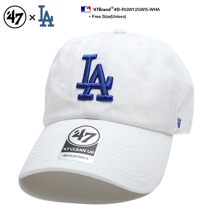 47 キャップ ドジャース MLB Dodgers LA ロゴ 47brand フォーティセブン 帽子 cap ローキャップ 浅め