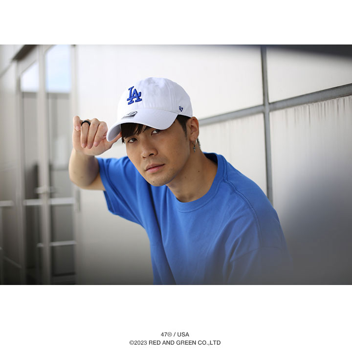 47 キャップ ドジャース  MLB Dodgers LA ロゴ 47brand フォーティセブン 帽子 cap ローキャップ 浅め｜weekindenim｜07