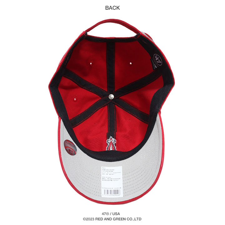 47 キャップ エンゼルス MLB エンジェルス 公式 グッズ Angels A ロゴ 47brand フォーティセブン 帽子 cap ローキャップ 赤 メジャーリーグ｜weekindenim｜14