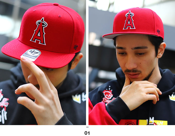 【47 Brand】キャップ 帽子 ベースボールキャップ LA Angels 47Brand 47 キャップ エンゼルス MLB エンジェルス 公式 グッズ